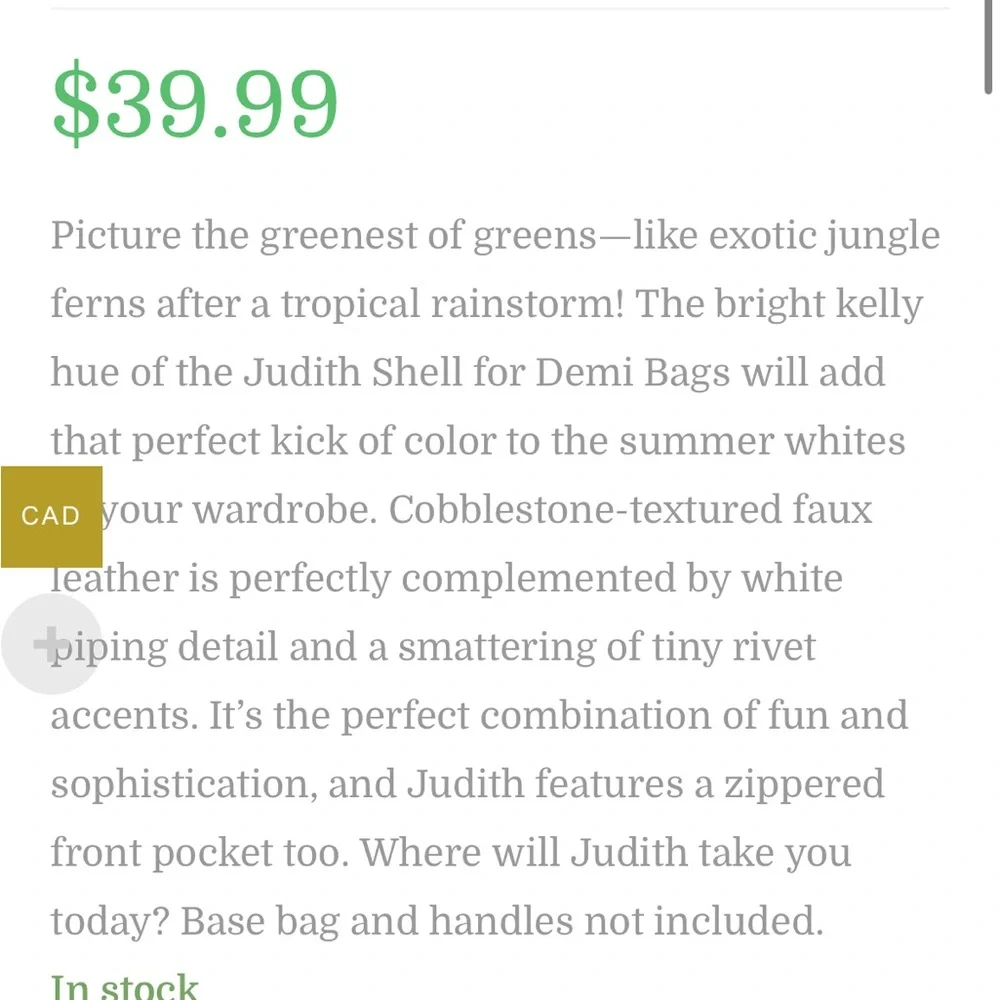 Demi Miche Shell - Picture 4 of 5